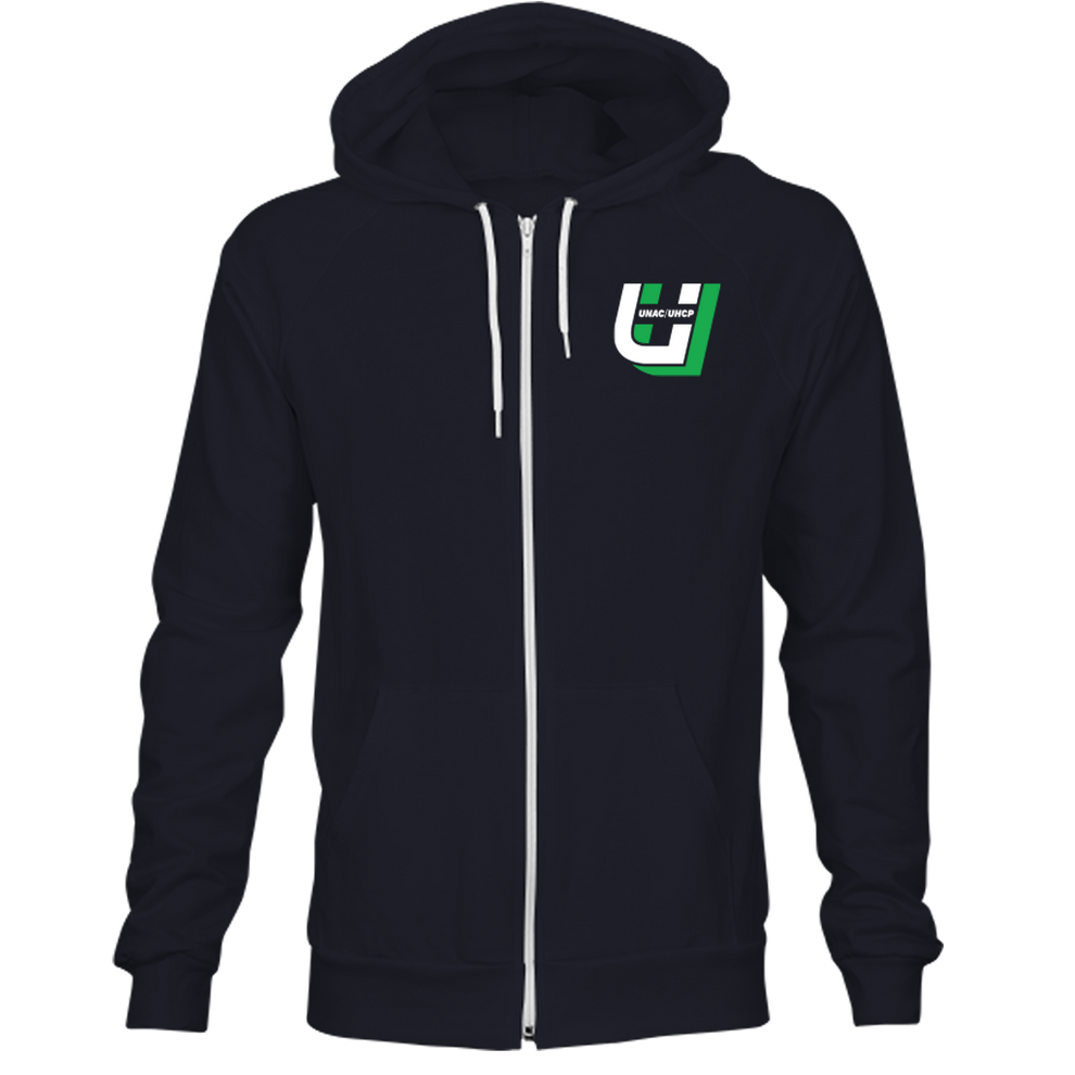 UNAC/UHCP Unisex Full Zip Hoodie - Navy